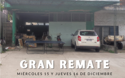 📣 ¡¡Gran Remate!! 📅 Miércoles 15 de Diciembre y Jueves 16 de Diciembre⏰ 18hs. 📌Local: Aparicio Saravia 135 casi Herrera